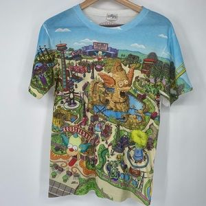 The Simpsons Krustyland Universal Studios Sublimated Shirt